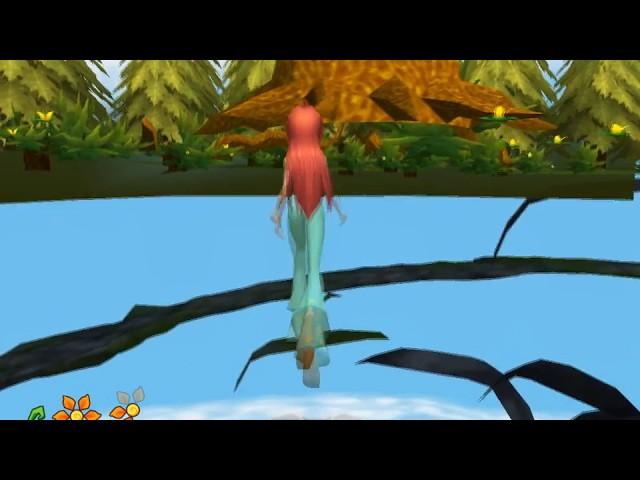 Игра Winx Club. Выход за текстуры (стены). Гардения.