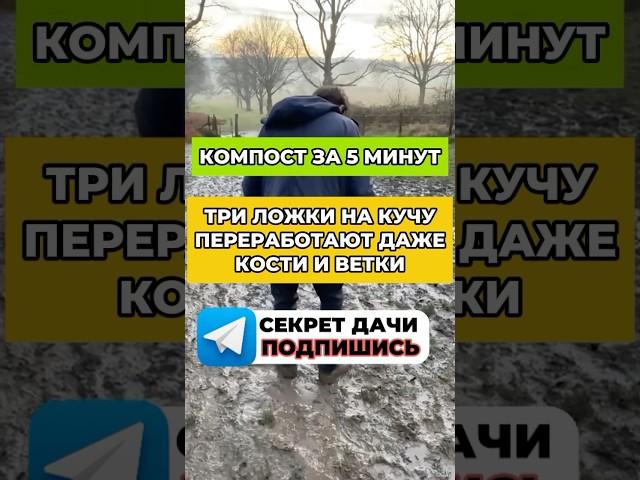 Секреты быстрого компоста: сделай это за 5 минут! #огород