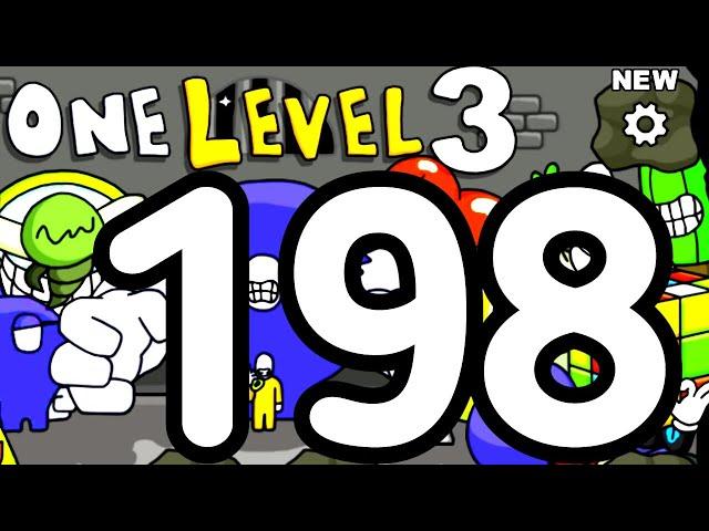 One Level 3 Level 198 Stickman Jailbreak