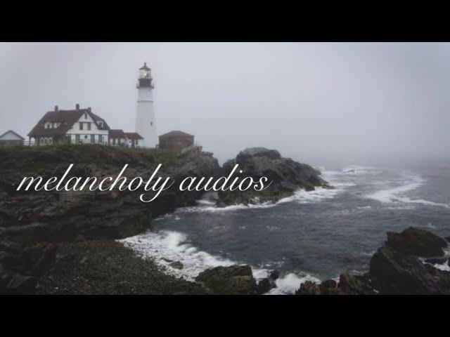 melancholic audios because melancholy is eating me alive ⋆˚࿔ +timestamps (playlist)