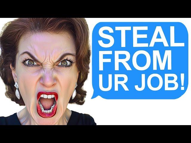 Karen DEMANDS I STEAL FROM MY JOB & RISK MY CAREER! - Reddit Stories