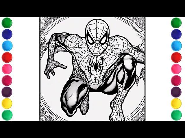 Spiderman Coloring Pages for Kids