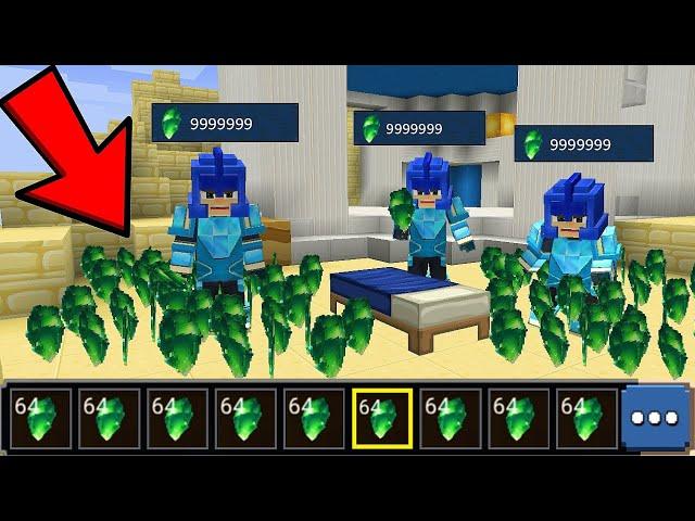 How to Duplicate Unlimited EMERALDS!! Giving Noobs Unlimited Emeralds in Bedwars - Blockman Go