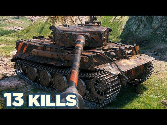 Tiger I • 13 KILLS • WoT Gameplay