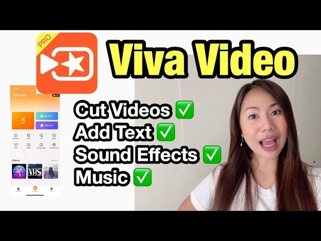 HOW TO EDIT VIDEOS USING VIVA VIDEO 2020 (English) | Basic Editing