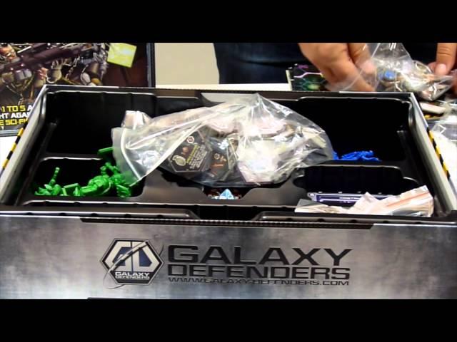 Unboxing Galaxy Defenders Board Game HD