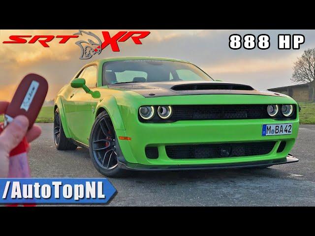 888HP DODGE HELLCAT XR WIDEBODY | REVIEW POV on AUTOBAHN (NO SPEED LIMIT) by AutoTopNL