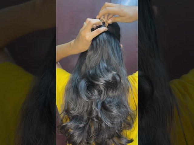 Simply & easy new year hairstyles  #supereasyhairstyle #trending #newyearspecial #2025 #esay