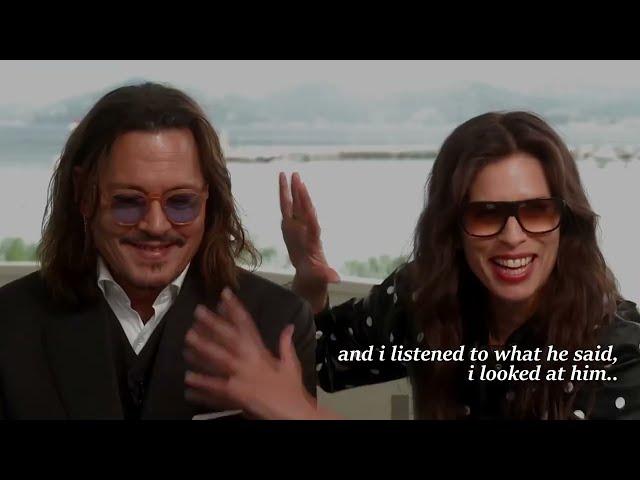 Johnny Depp and Maïwenn talking about how "Jeanne du Barry" spoke to them