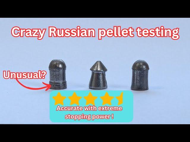 Russia's most extreme air rifle pellets? High power and surprisingly accurate..