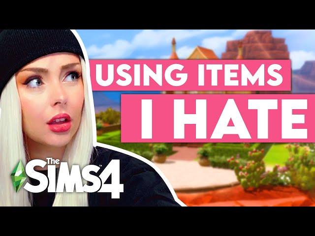 Using Items I HATE To Build a House in The Sims 4 // Sims 4 Build Challenge