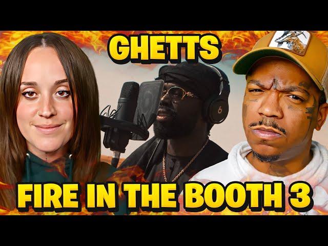   Americans First Time Hearing Ghetts - Fire In The Booth 3