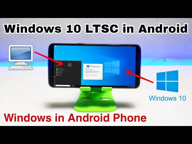 Run Windows 10 LTSC in Android Phone Using Limbo PC Emulator | Windows in Android