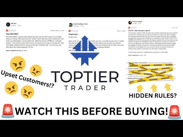 Toptier Trader Prop Firm Review | WATCH THIS BEFORE BUYING! | USA Prop Firm