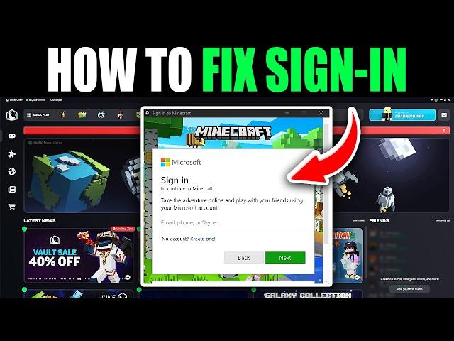 How To Fix Can't Sign Into Lunar Client With Microsoft Account