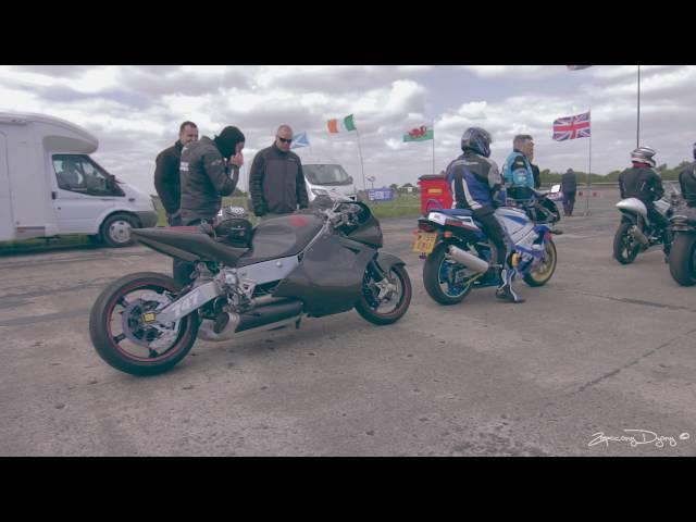 Bike trip with Mati Morini to Elvington Airfield/UK Speed Week/Straightliners