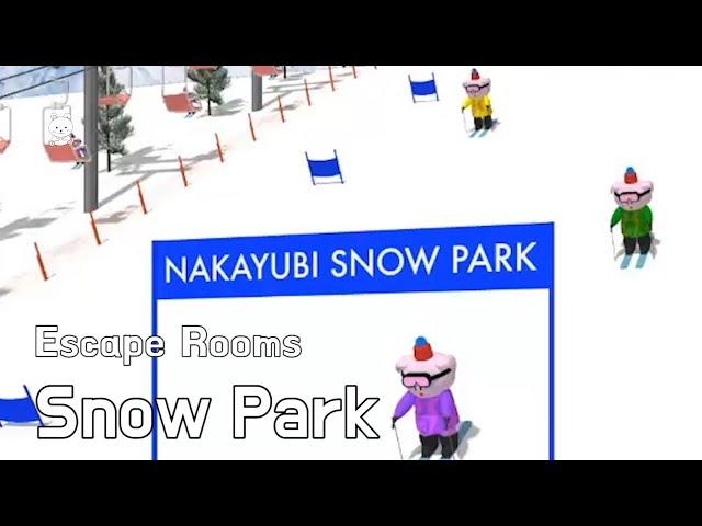 Escape Rooms Snow Park Walkthrough & Bonus Game (NAKAYUBI)