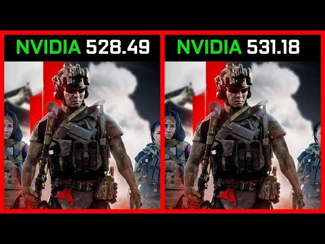 NVIDIA DRIVER 528.49 VS 531.18 | TEST IN 7 GAMES | RTX 3060