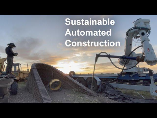 Muddy Robots Building With Ancient Materials & Automation