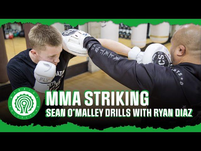 MMA Training - Sean O’Malley Striking Drills with Ryan Diaz