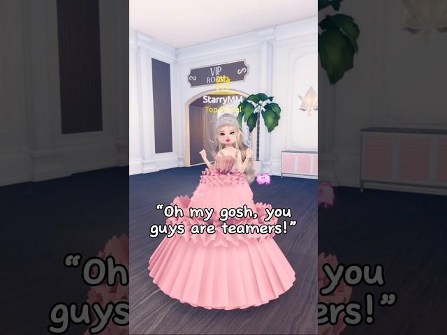 Teamers be like... in Dress to Impress
