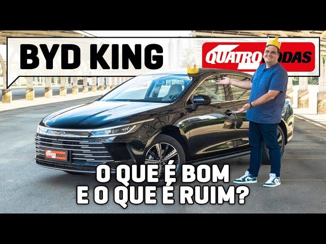 BYD King: as QUALIDADES e os DEFEITOS do sedã híbrido plug-in