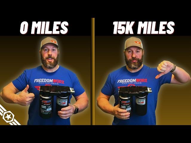 15,000 Mile AMSOIL BYPASS FILTER Review…WARNING! #oilchange #oilfilter #engineoil