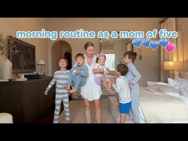 weekend morning routine as a mom of five 