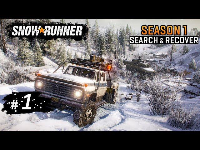 SnowRunner (Season 1: Search & Recover) - #1 - Кольский полуостров: Ковдозеро - Исследуем карту