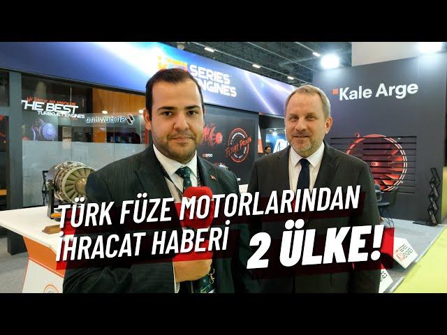 Türk füze motorlarında ihracat zamanı: 2 Ülke!