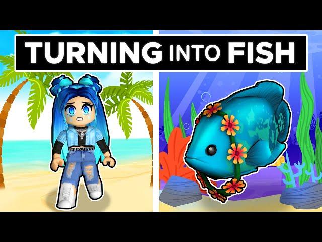 Turning into a FISH in Roblox!