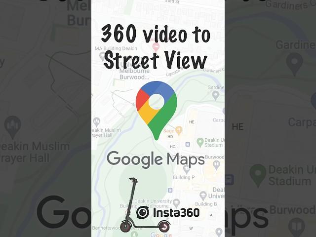 How to add your own street view on Google Maps #insta360