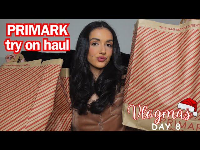 HUGE PRIMARK HAUL | PRIMARK TRY ON HAUL | NEW IN DECEMBER 2024 | PJ'S, BEAUTY & MORE | VLOGMAS DAY 8