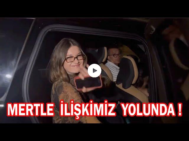 Afra Saraçoğlu Mert Ramazan Demirle İlgili Muhabirlere Yanıt Verdi-İlişkimiz Yolunda !