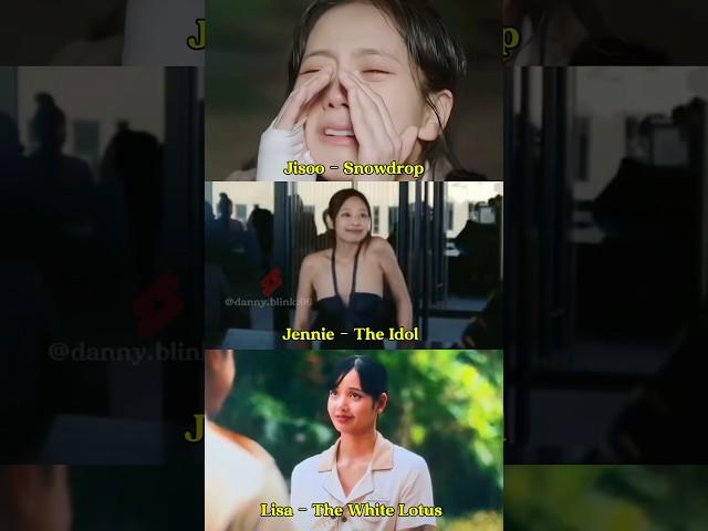 When Jisoo, Jennie, Lisa tried acting for the first time #lisa #jisoo #jennie #blackpink