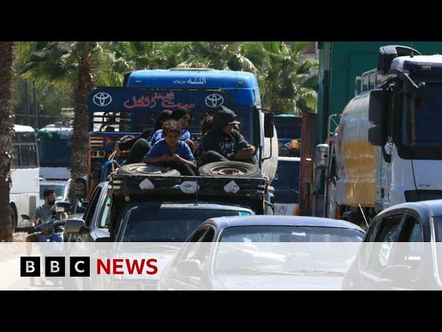 Thousands flee southern Lebanon as death toll from Israeli strikes rises | BBC News