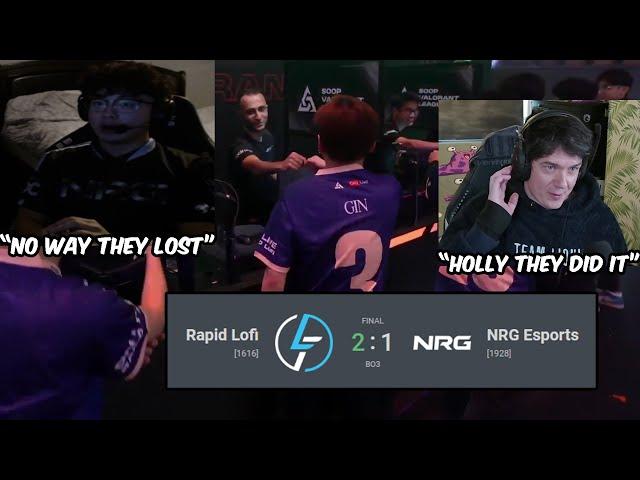 Shanks & Sliggy React to OLRF defeating NRG (CRAZY UPSET!!)