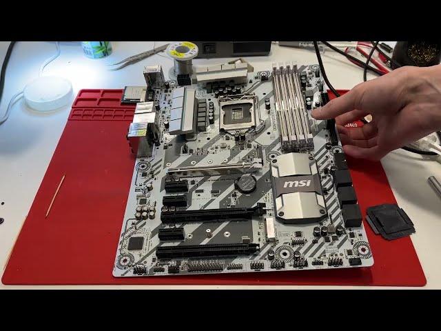 Замена сокета MSI Tomahawk Arctic LGA1151