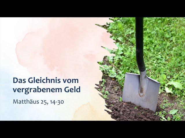 GLEICHNIS VOM VERGRABENEM GELD | Gottesdienst am 17.11.2024 | Manuel Linke