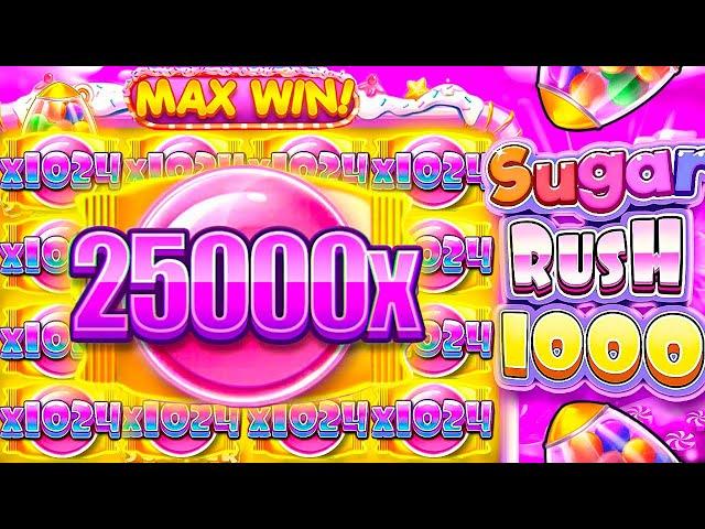 ЛЕГЕНДАРНЫЙ ALL IN \ МАКСВИН НА 60 000 000 Р \ 25 000X \ занос \ Sugar Rush 1000 \ заносы недели