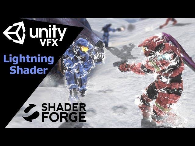 Electricity shader | Shader Forge | Unity3d