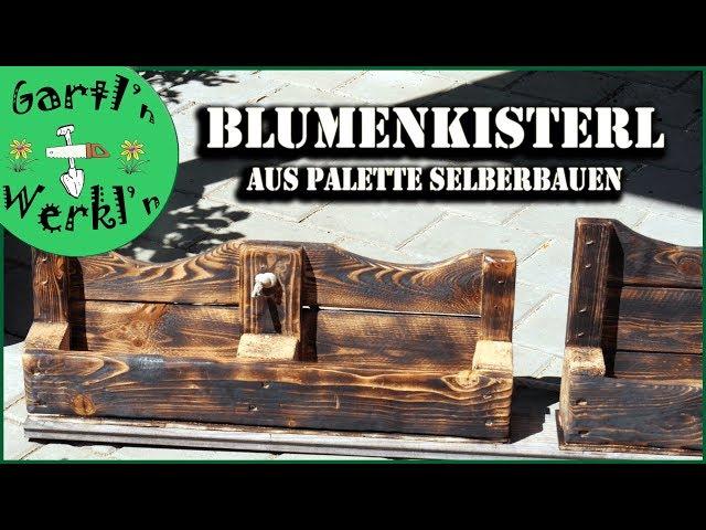 How to build 3 flowerboxes from an small pallett (Part 1/2)  #gartln#werkln