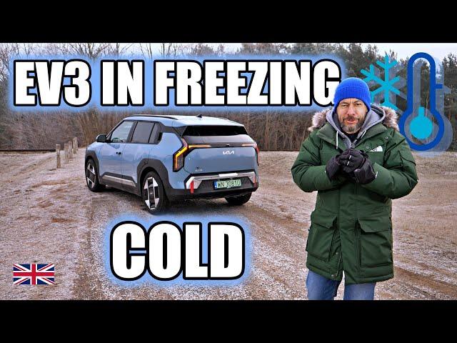 KIA EV3 81 kWh - Real-World Winter Range (ENG) - Test Drive and Review