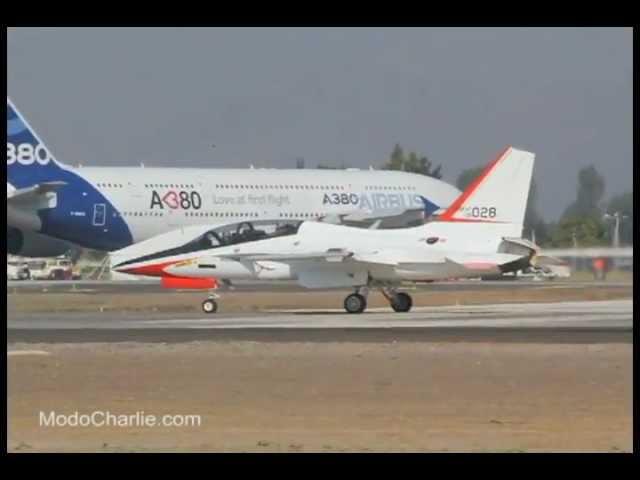 Demostración KAI T-50 Golden Eagle en FIDAE 2012