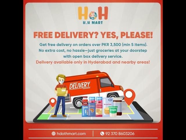 H.H MART | FREE delivery
