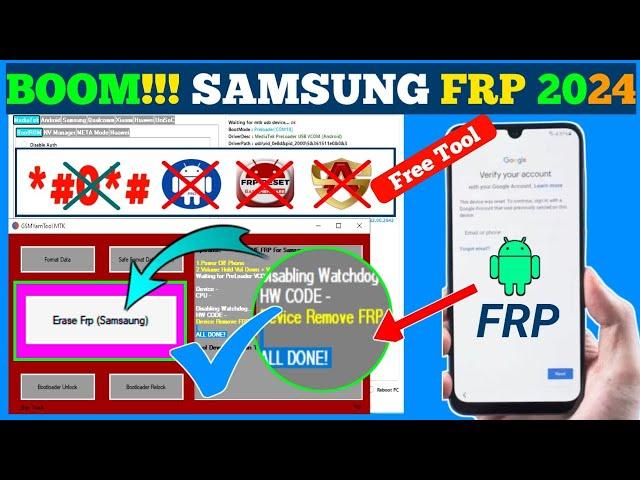 Samsung Frp Bypass Android 13 14 | ADB Not Working Samsung Frp Bypass | Samsung New Frp Tool