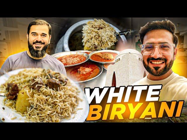 Extreme White Biryani And Famous Nihari with Brain and Nalli in karachi Street Food | Mustafa hanif