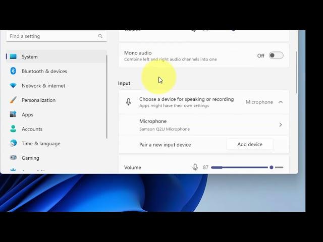 How to Increase your Microphone Volume in Windows 11