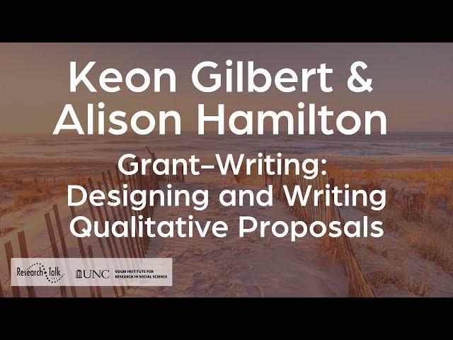 Qualitative Scholar Conversation with Keon Gilbert and Alison Hamilton