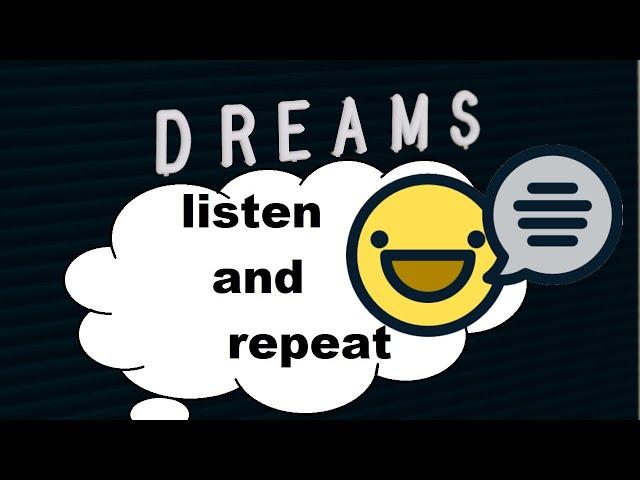 IELTS: Let's talk about dreams!